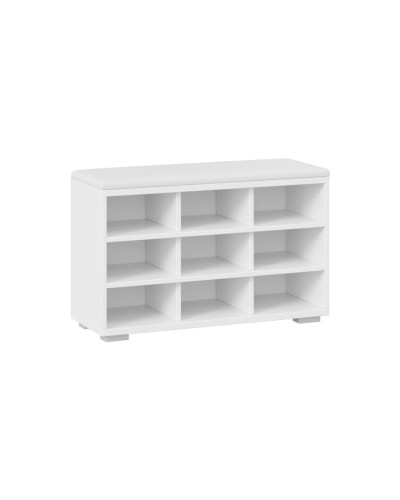 Ayaqqabı üçün altlıq Art Mebel 62, laminat, ağ, 90x100x30 sm