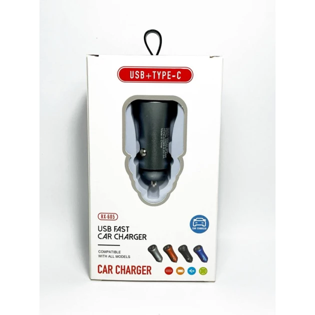 Автомобильное зарядное устройство RX-605 Автомобильное зарядное устройство RX-605