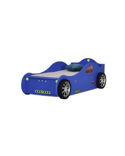 Tək nəfərlik çarpayı Ferrari, 95x74x220 sm, laminat, göy