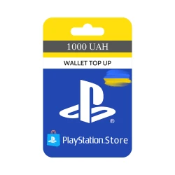 Пополнение кошелька Sony PlayStation 1000 UAH (PSN Украина, PS4/PS5)