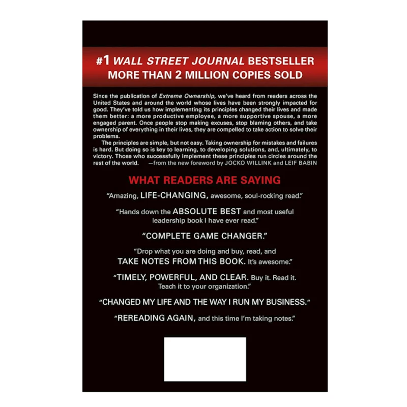 Kitab Extreme Ownership, müəllif Jocko Willink & Leif Babin Kitab Extreme Ownership, müəllif Jocko Willink & Leif Babin