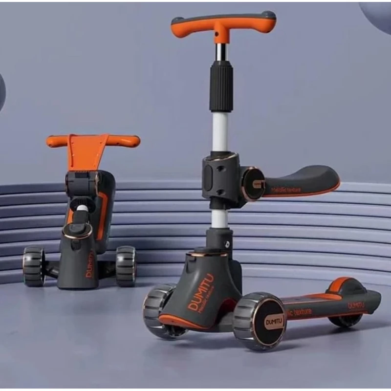 Самокат azr0016 складной, Bluetooth, лёгкий, 2-7 лет, чёрный Самокат azr0016 складной, Bluetooth, лёгкий, 2-7 лет, чёрный