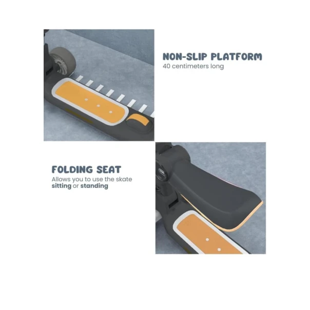 Самокат azr0016 складной, Bluetooth, лёгкий, 2-7 лет, чёрный Самокат azr0016 складной, Bluetooth, лёгкий, 2-7 лет, чёрный