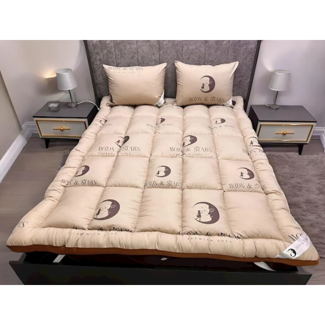 Матрас Luxe Cotton, 100x200 см, бежевый Матрас Luxe Cotton, 100x200 см, бежевый