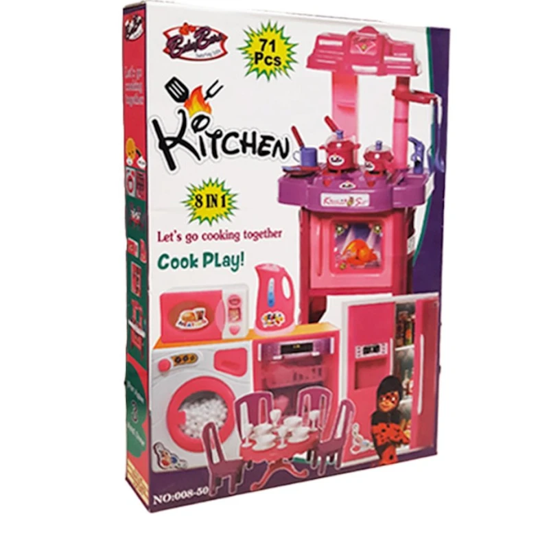 Oyun dəsti Kitchen Set Toys BB-008-05, пластик, красный