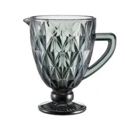 Графин, стекло, зелёный, 1 л