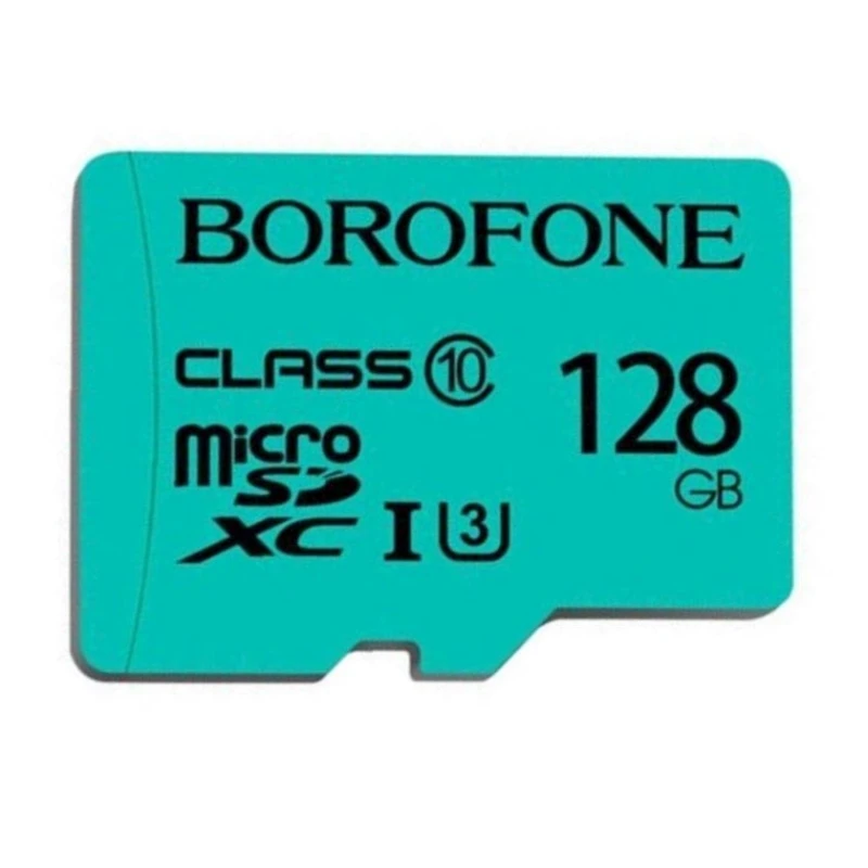 Карта памяти Borofone 128GB MicroSDXC Class 10 Blue Карта памяти Borofone 128GB MicroSDXC Class 10 Blue
