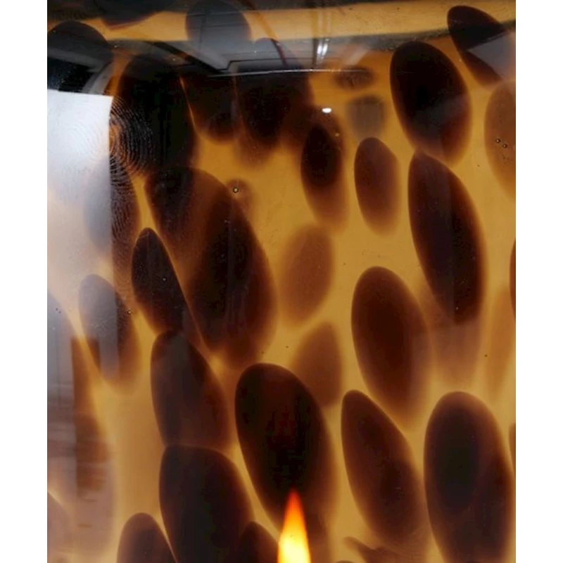 Подсвечник Hom-me 22 см, стекло, коричневый Подсвечник Hom-me 22 см, стекло, коричневый