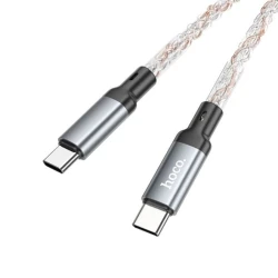 USB кабель Hoco U112 Type-C to Type-C 1.2м серый