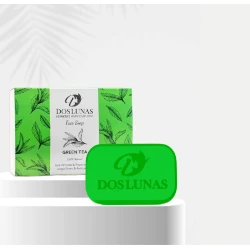Üz üçün sabun Dos Lunas Green Tea, 100 г