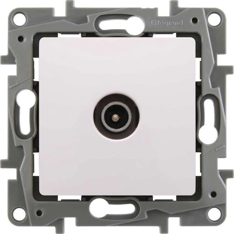 Розетка типа F для телевизора Legrand 767122 Розетка типа F для телевизора Legrand 767122