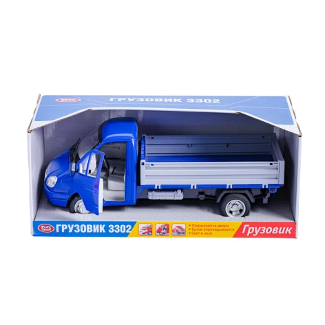 Yük maşını Play Smart 9379, 38x18 sm, 3 yaşdan, göy/boz