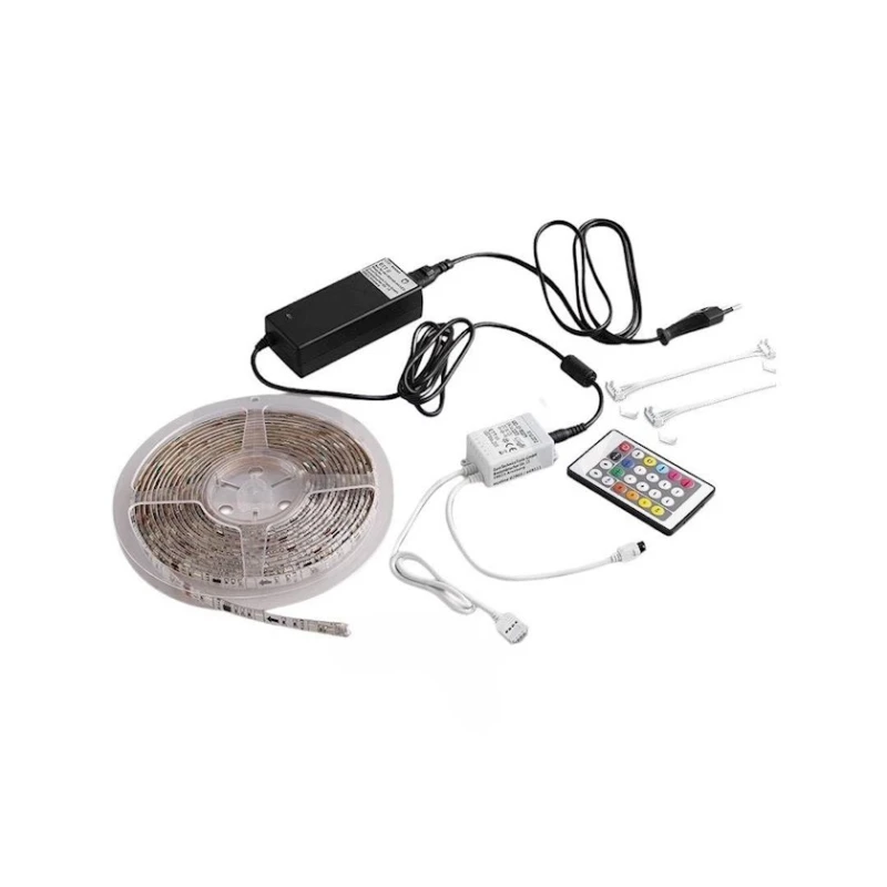 Светодиодная лента GTV LED с пультом, RGB Светодиодная лента GTV LED с пультом, RGB