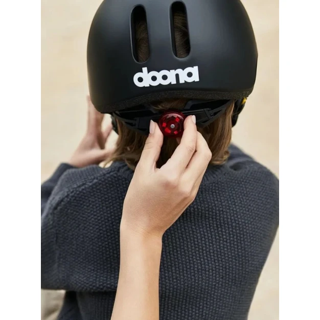 Шлем велосипедный детский Doona Liki, от 1 года, черный