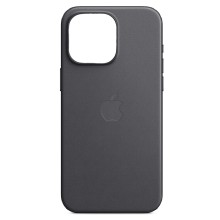 Çexol Apple FineWoven Case with MagSafe - Black Model A3135 iPhone 15 Pro Max üçün (MT4V3ZM/A)