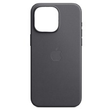 Çexol Apple FineWoven Case with MagSafe - Black Model A3135 iPhone 15 Pro Max üçün (MT4V3ZM/A)