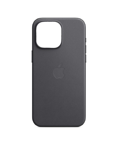 Çexol Apple FineWoven Case with MagSafe - Black Model A3135 iPhone 15 Pro Max üçün (MT4V3ZM/A)