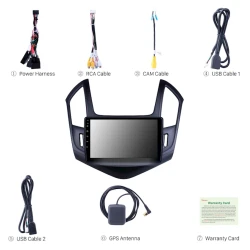 Автомобильный монитор Still Coll AVTO085225 Chevrolet Cruze 2013 EU