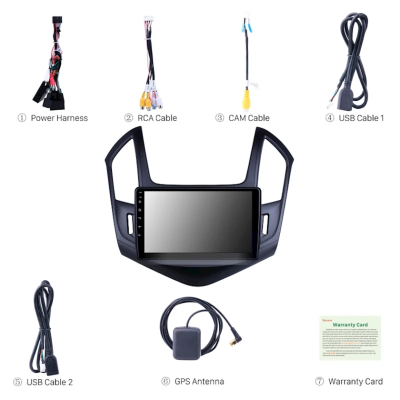 Автомобильный монитор Still Coll AVTO085225 Chevrolet Cruze 2013 EU