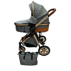 Uşaq arabası Kidilo V92-GREY, boz