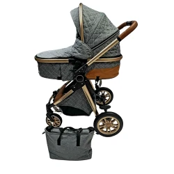 Детская коляска Kidilo V92-GREY, серая