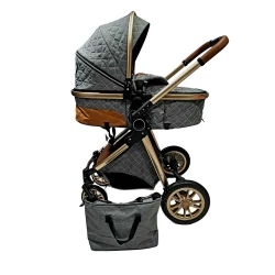 Детская коляска Kidilo V92-GREY, серая