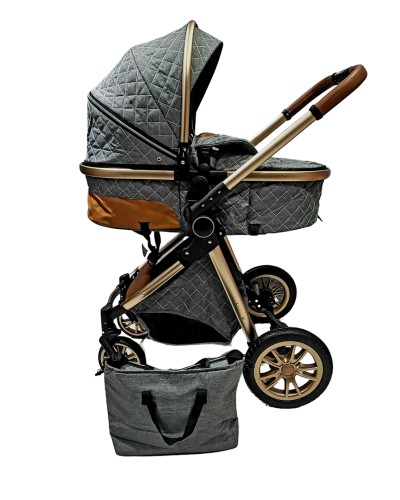 Uşaq arabası Kidilo V92-GREY, boz