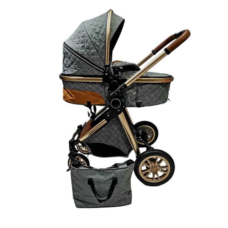 Детская коляска Kidilo V92-GREY, серая