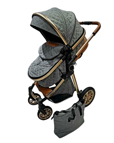 Uşaq arabası Kidilo V92-GREY, boz
