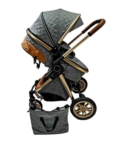 Uşaq arabası Kidilo V92-GREY, boz
