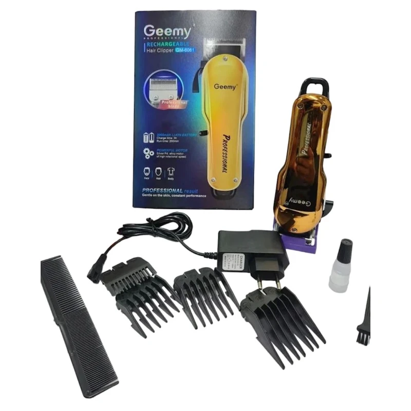 Универсальная машинка для стрижки Geemy GM-6081 Gold Универсальная машинка для стрижки Geemy GM-6081 Gold