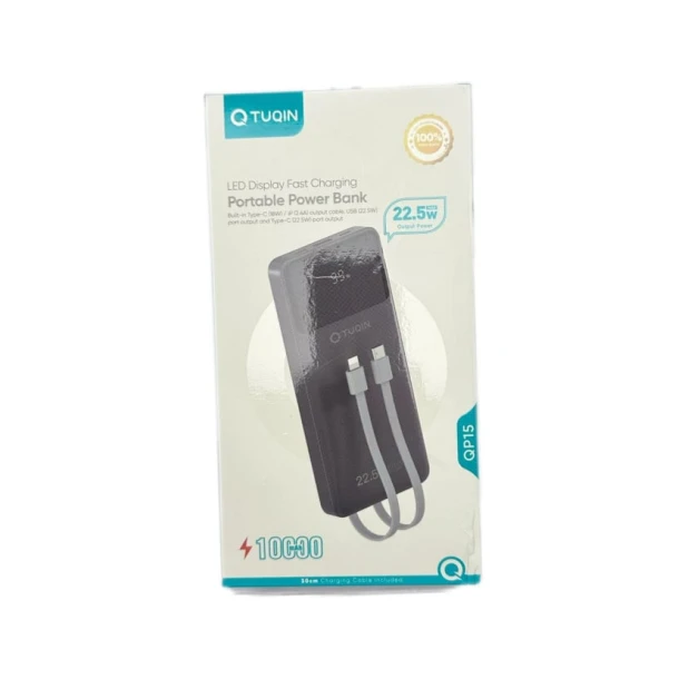 Power bank TUGİN QP 15. 10.000 mAh 22.5 Leed Display