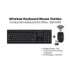 Комплект клавиатура и мышь Mikuso KB-C019 Black