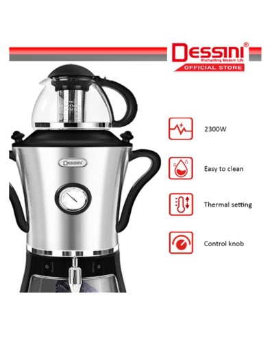 Elektrik çaydan və dəm çaydanı Dessini DS1999