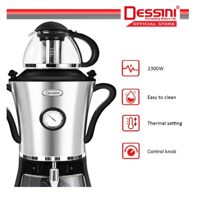 Elektrik çaydan və dəm çaydanı Dessini DS1999