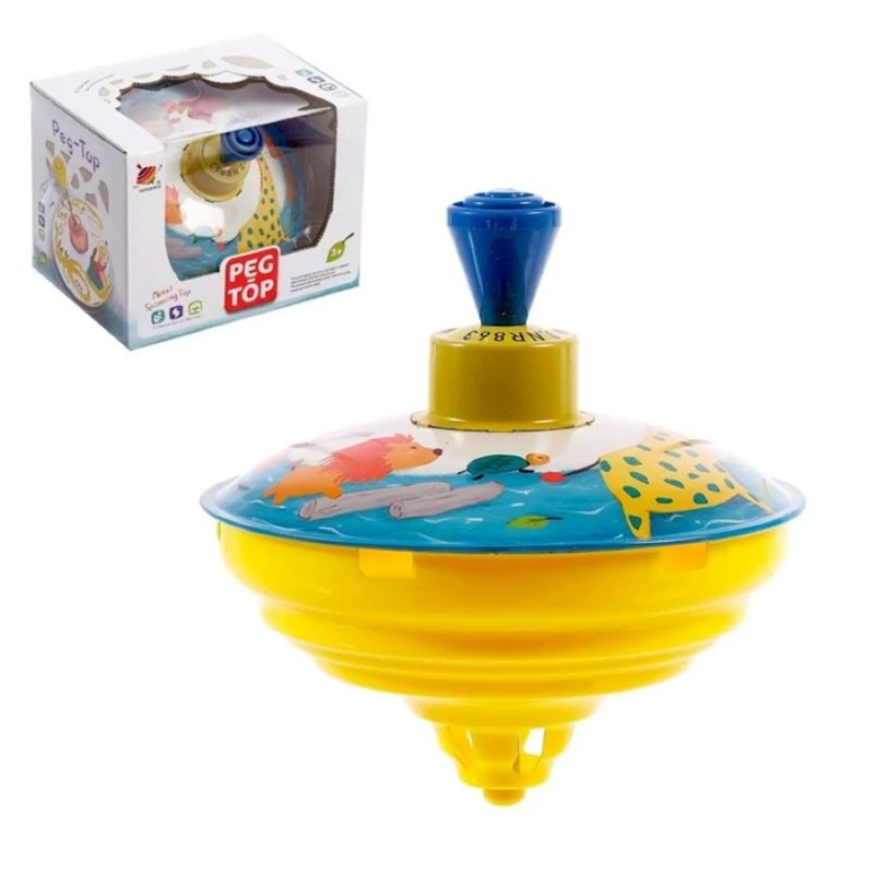 Fırfıra Peg Top, 3+, metal, rəngbərəng