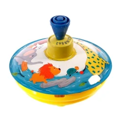 Юла Peg Top, 3+, металл, разноцветная Юла Peg Top, 3+, металл, разноцветная