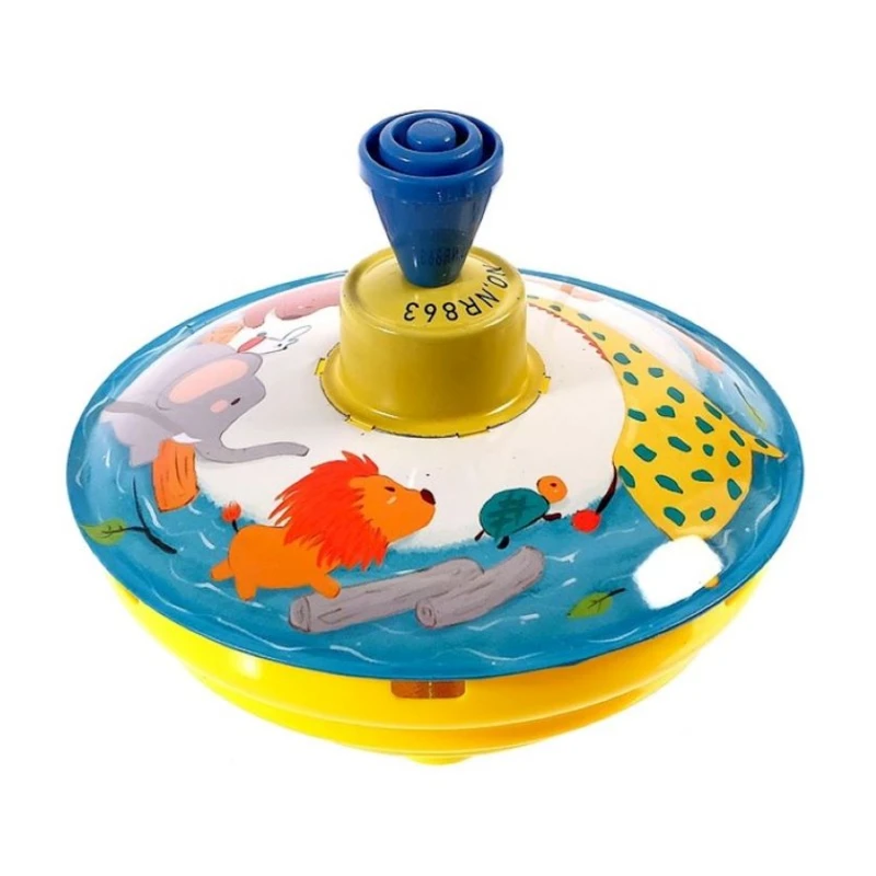 Fırfıra Peg Top, 3+, metal, rəngbərəng