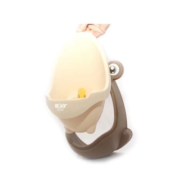 Писсуар для мальчиков Roxy Kids RBP-2129CH, с прицелом, коричневый Писсуар для мальчиков Roxy Kids RBP-2129CH, с прицелом, коричневый