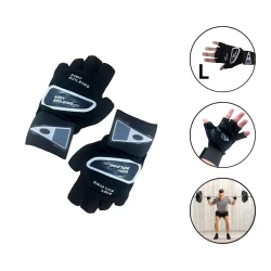 Перчатки Body building 1504/1 L, черные Перчатки Body building 1504/1 L, черные