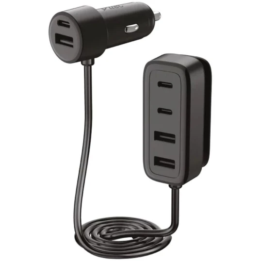 Сетевое зарядное устройство TTEC SmartCharger 6in1 PD 90W In Car Fast Charger 3 USB-C+3 USB-A