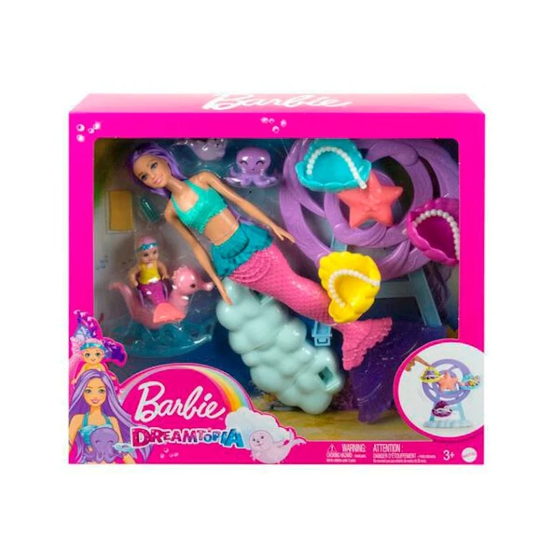 Игровой набор Barbie HLC30 Dreamtopia Mermaid Dolls and Accessories
