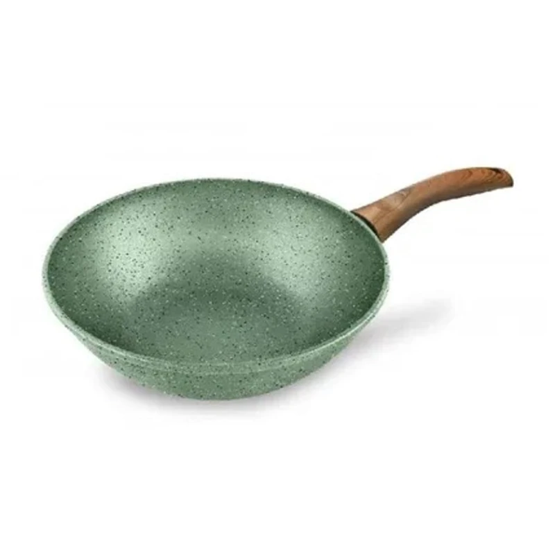 Сковородка NMP Eco Way Wok, алюминий, зеленая, 26 см Сковородка NMP Eco Way Wok, алюминий, зеленая, 26 см