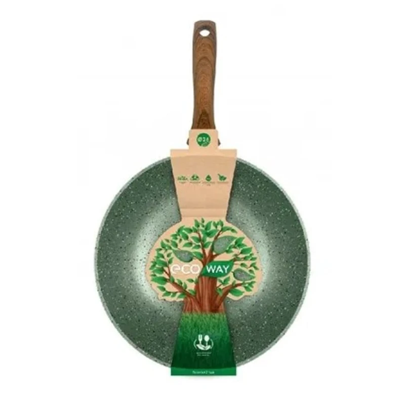 Сковородка NMP Eco Way Wok, алюминий, зеленая, 26 см Сковородка NMP Eco Way Wok, алюминий, зеленая, 26 см