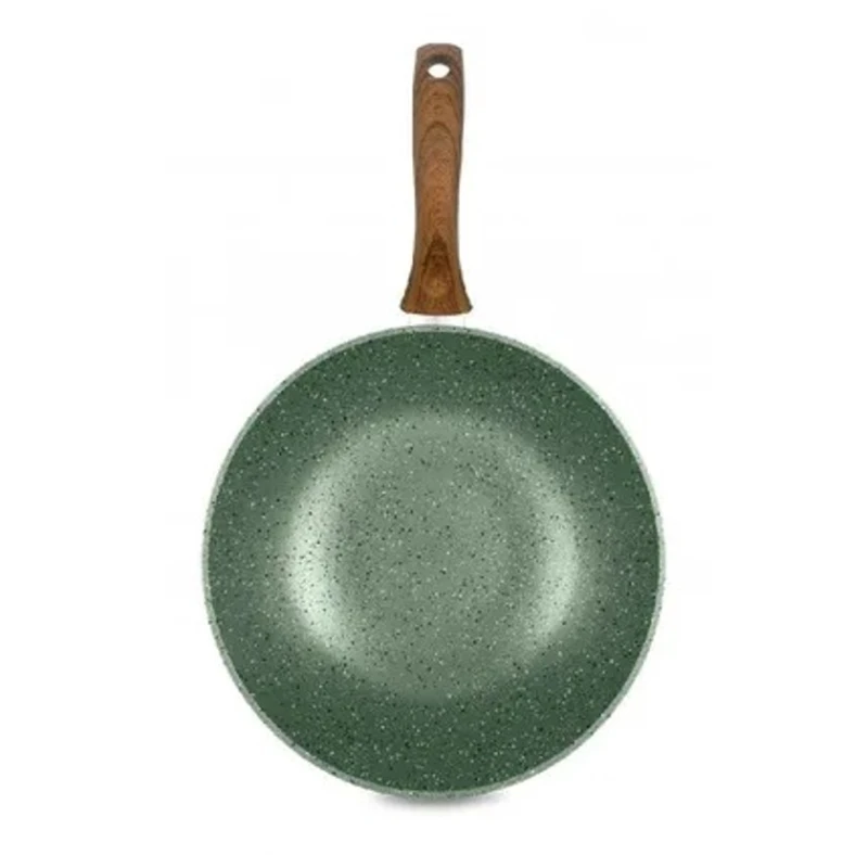 Сковородка NMP Eco Way Wok, алюминий, зеленая, 26 см Сковородка NMP Eco Way Wok, алюминий, зеленая, 26 см