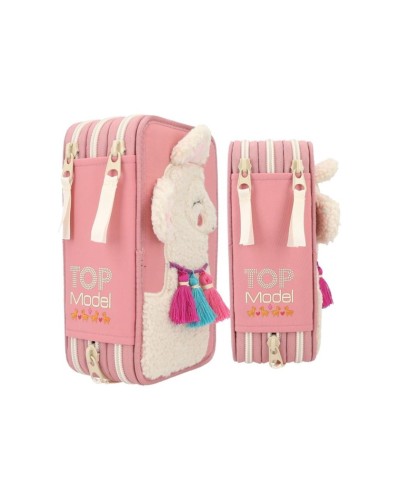 Doldurulma ilə qələmdan Motto Topmodel Cosy With Application, poliester, çəhrayı, 7.5x13x20.5 sm