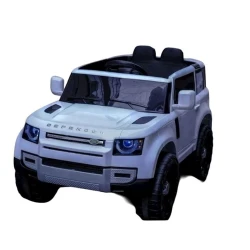 Uşaqlar üçün elektrik avtomobil Defender, 2-8 yaş, ağ