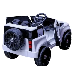 Uşaqlar üçün elektrik avtomobil Defender, 2-8 yaş, ağ