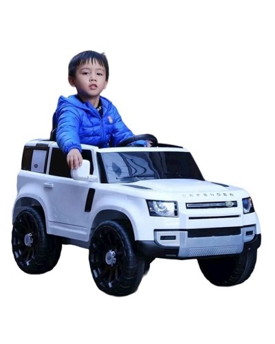 Uşaqlar üçün elektrik avtomobil Defender, 2-8 yaş, ağ