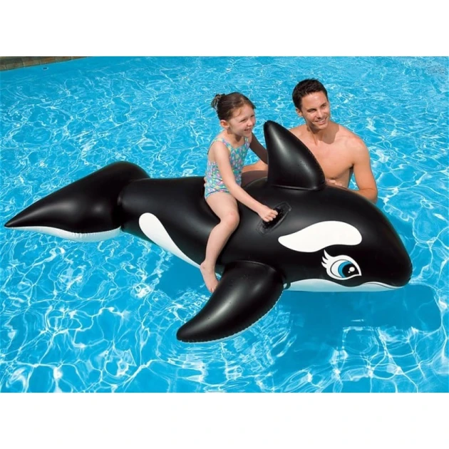 Надувной матрас-балина Intex X58225588561, черный, 1.88x1.22 м Надувной матрас-балина Intex X58225588561, черный, 1.88x1.22 м